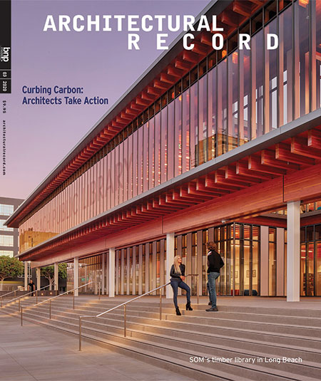 Architectural Record, March 2020 Cover